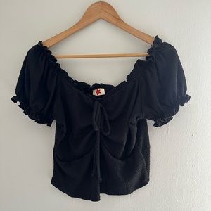 Shirred blouse